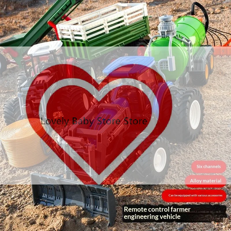 Agriculture Farming For Kids - 【BS】1/24 Remote Control Tractor Toy RC