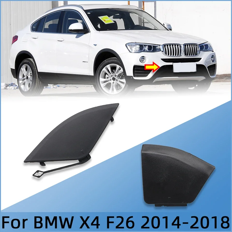

For 2014 2015 2016 2017 2018 BMW X4 F26 Normal Model Front Rear Bumper Hauling Shell Tow Hook Cover Cap#51117338473 51127338754