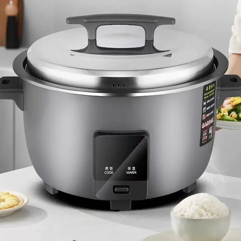 One Button Auto Keep Warm Commercial Large Rice Cooker Non-Stick Thick Liner Electric Rice Cooking Pot for Small Catering Stall