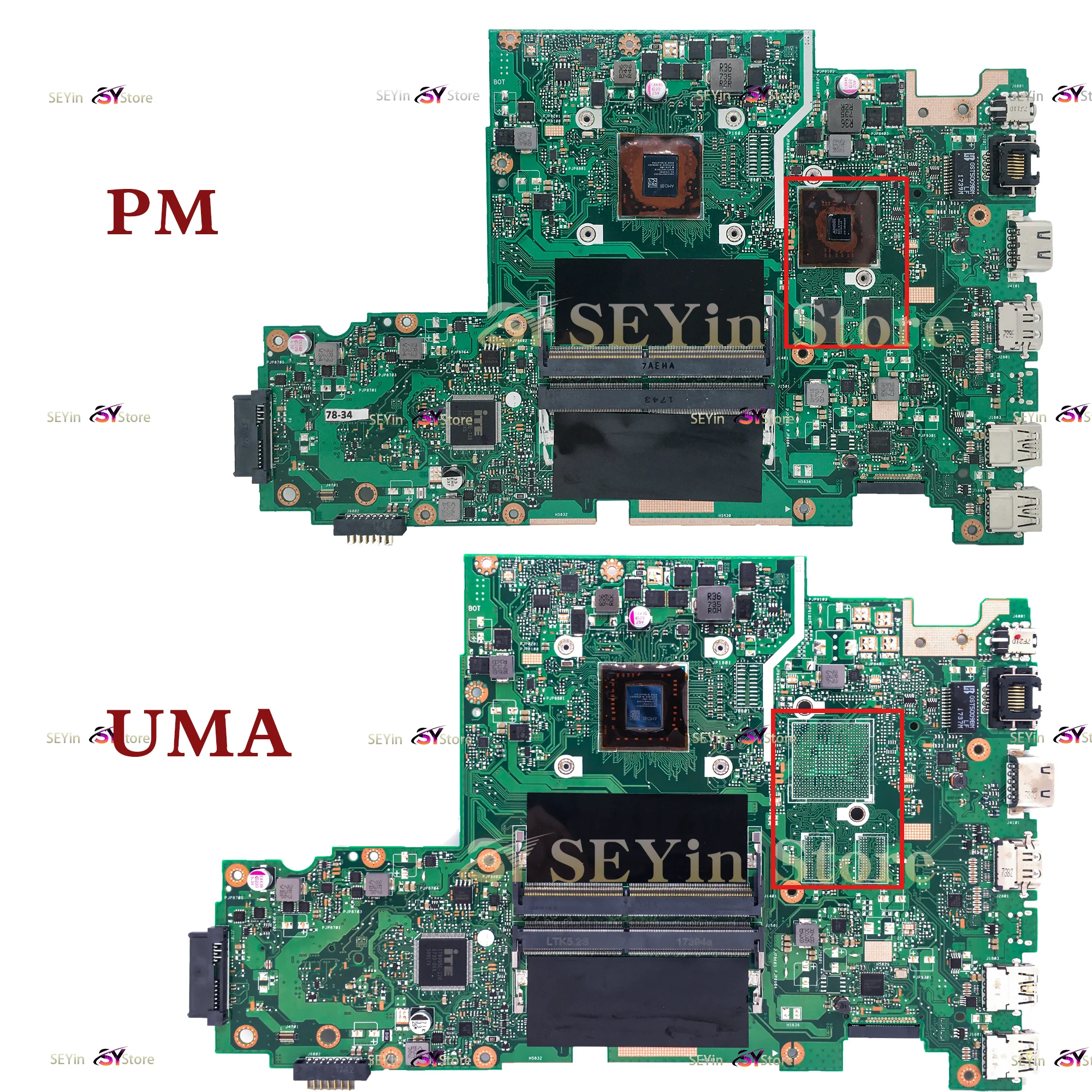 노트북 마더보드, ASUS X542BP X542B X542 A580B K580B 메인보드, E2 A6 A9 CPU UMA PM DDR4, X542BA