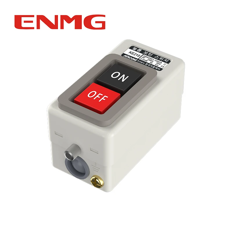 

Кнопочный переключатель питания KACON управляет трехфазным двигателем, водонепроницаемая кнопка запуска/стопа KE-315/KE-210V