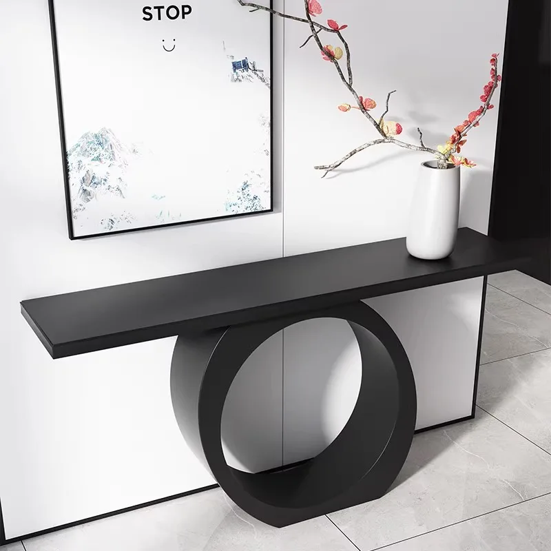 

⁕w Light Luxury Modern Simple Rock Board Console Table Multi-Functional Entrance Table for Home Hotel Lobby or Villa Living Room