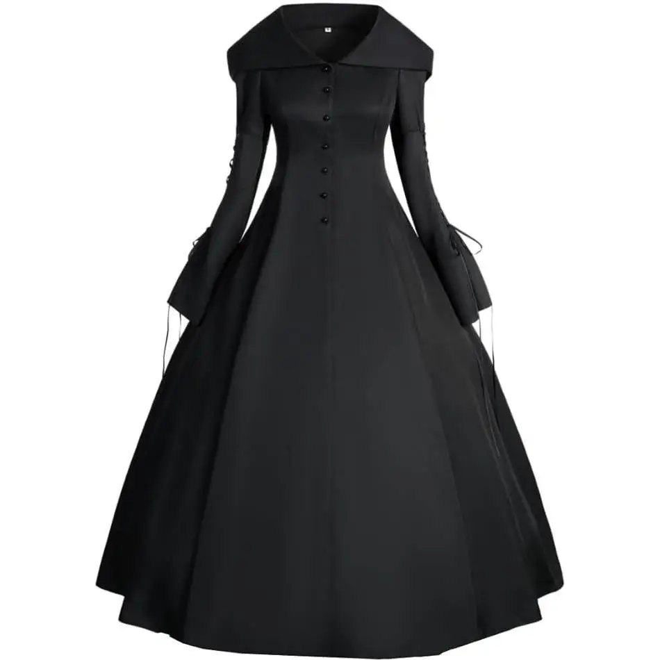 

Готический женский карнавальный костюм королевы на Хэллоуин, дизайн средневекового периода, летняя коллекция, китайский производитель...