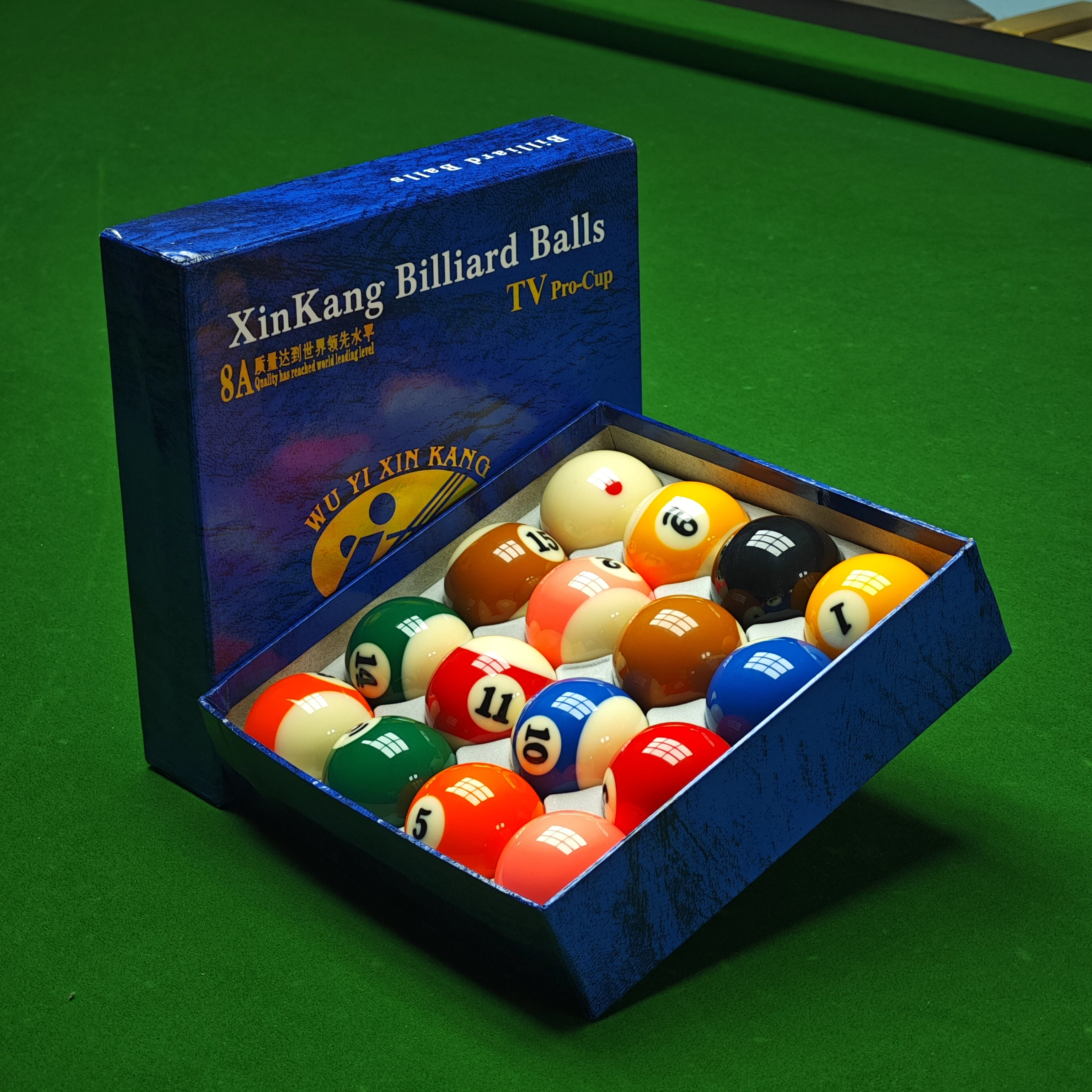 

High Quality Pool Balls 57.2mm Glossy Billiard Balls Scratch-Resistant Excellent Bounce Premium Pool Supplies