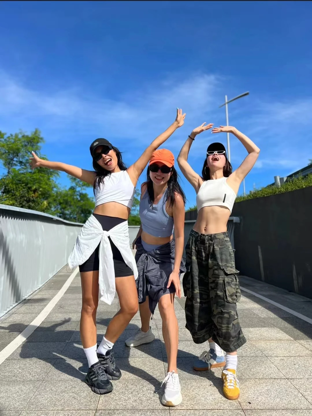 

Camouflage Straight Leg Wide Leg Cargo orts Men's Women's Summer Trendy Retro Large ket Seven-Foot Pants Casual orts