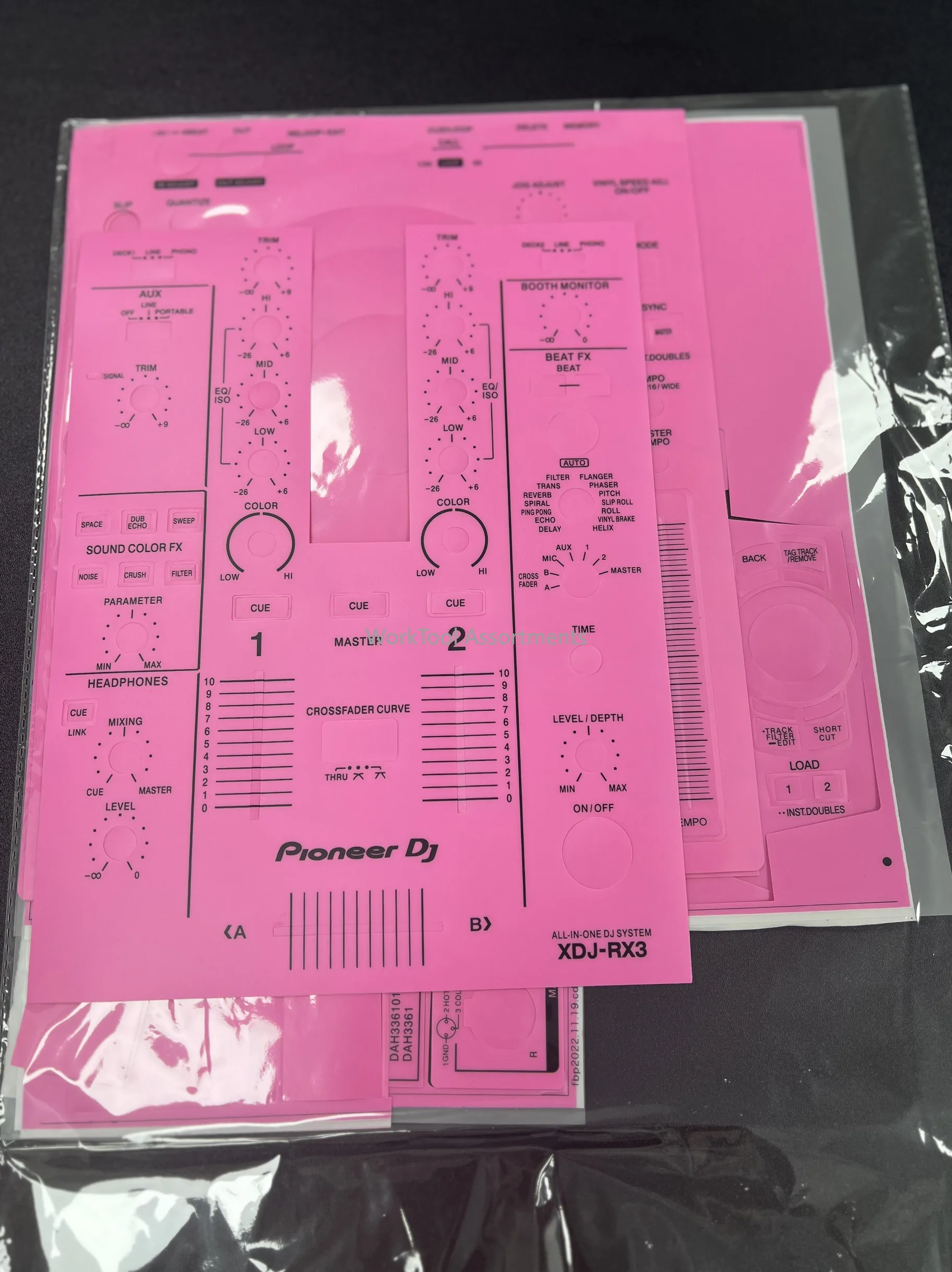 Pioneer XDJ-RX3 RR All-in-One DJ Controller Turntable Mat Full Enclosure Protection