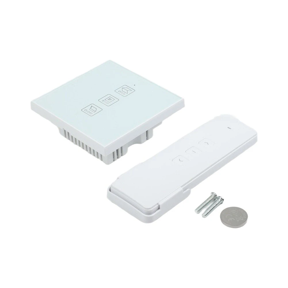 

Smart Switch Panel for Window Openers 24V DC Motor Drive with For Tuya Remote AC100-240V Input Plastic Body White