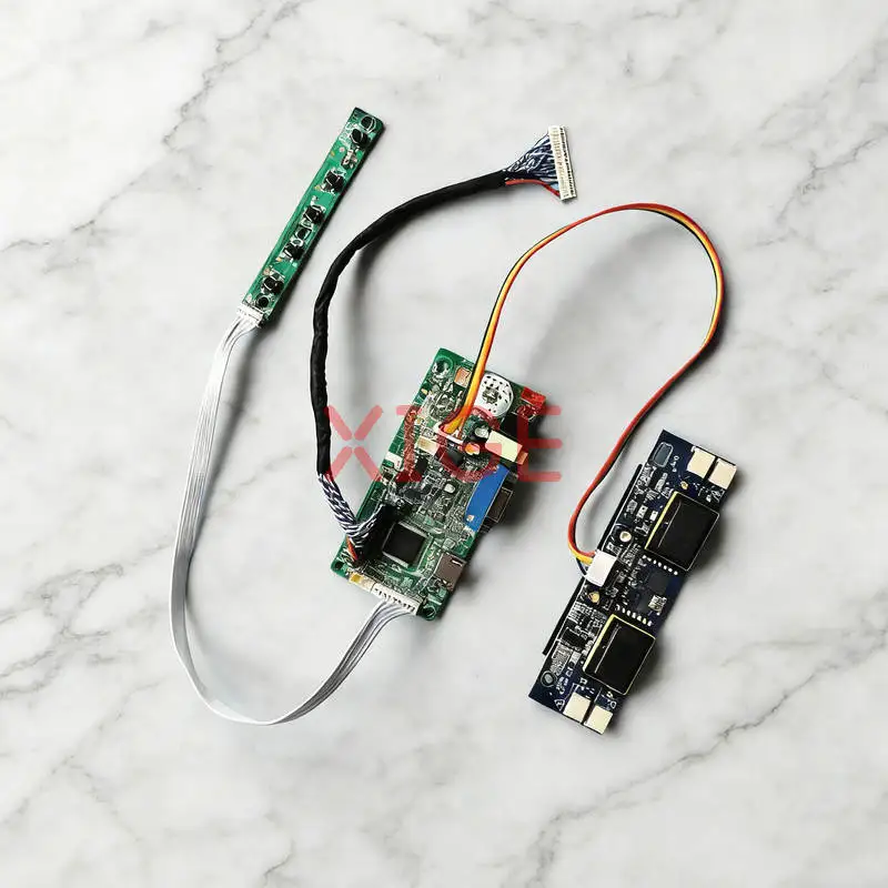 For CLAA170ES01 CLAA170EA07 TD170WGC LTD170LL1SG Monitor Controller Board DIY Kit 1280*1024 HDMI+VGA 1280x1024 LVDS-30Pin 4-CCFL