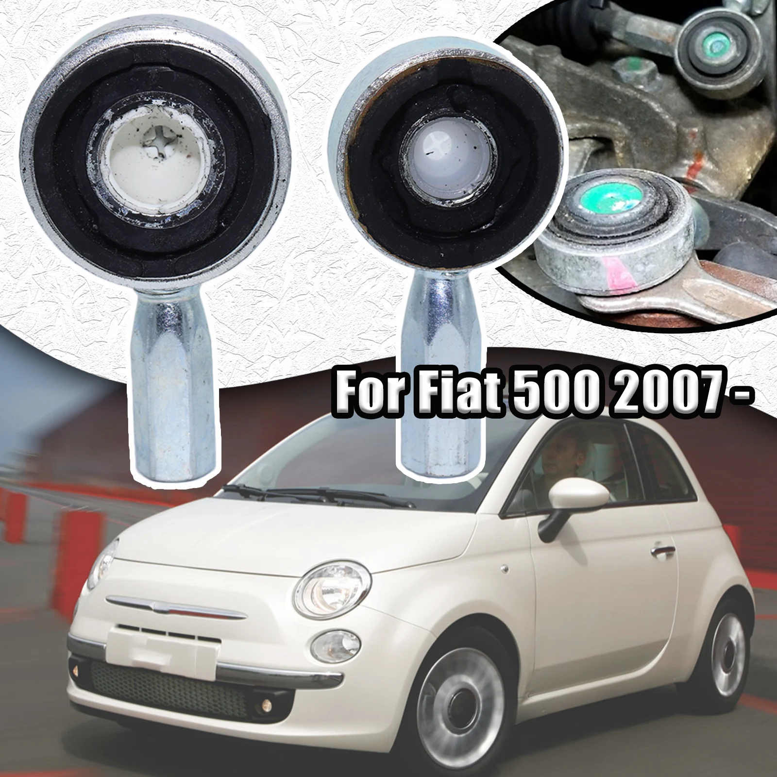 

Manual Gearbox Shift Cable Linkage Bushing For Fiat 500 2007 -Shifter Lever Selector Connect Both End Replacement Parts 55245287