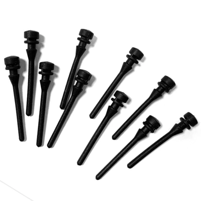 20Pcs Black PC Fan Rubber Screw Damping Nail Vibration Dampening Silicone Screw Pin Rivet