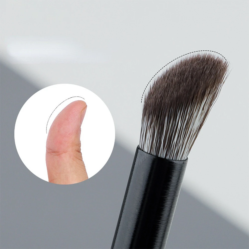 Makeup Brush Accessories Pinky Concealer Brush Fingertip Slant-tip Nose Shadow Brush Face Contouring Shading Black Detail Brush