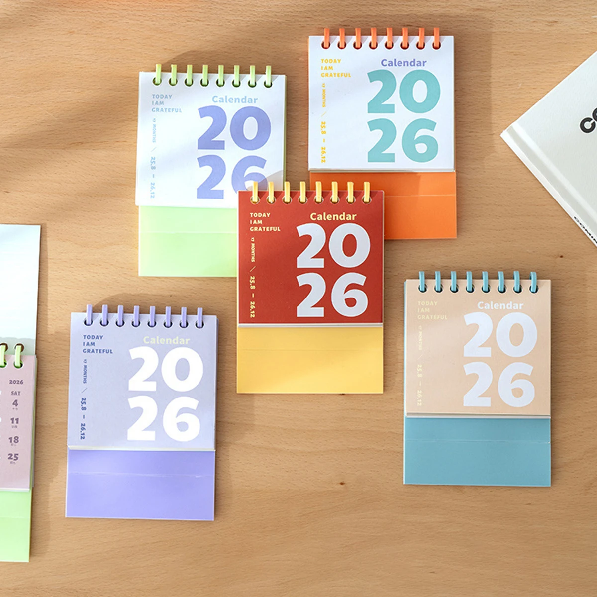 Mini Calendar 2026 Year of Horse Ins Style for Date Marking To-Do List Note Hanging Storage Students Home Office Stationery