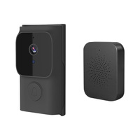 Video Doorbell Wireless Smart Doorbell Camera with Chime Tuya APP 2.4G WiFi 720P 2-Way Audio Infrared Night Viewing Wide Angle