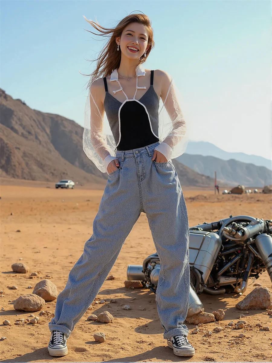 Long Sleeve Women Shirt Ladies Black V Neck Front Button Slim Fit Elegant Simple Basic Minimalist Fashion Tops Blouses Work