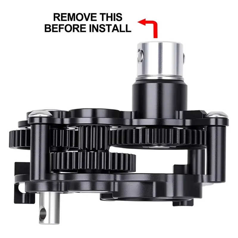 Aluminum Alloy For 1/10 LCG Chassis Gearbox- OD-4 Transmission Unit With Slipper Pad For Capra Upgrades Cheater Rigs