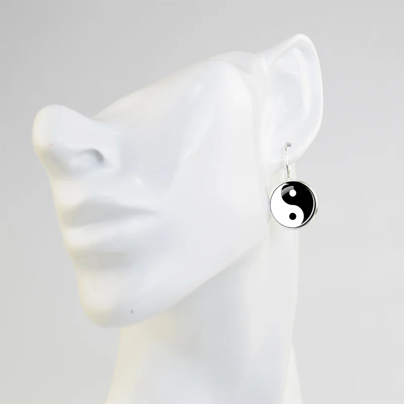 Tai Chi Earrings Women's Jewelry Wearing Ear Hooks Earrings Chinese Martial Arts Taijiquan Handsome Street Bombing jewelry