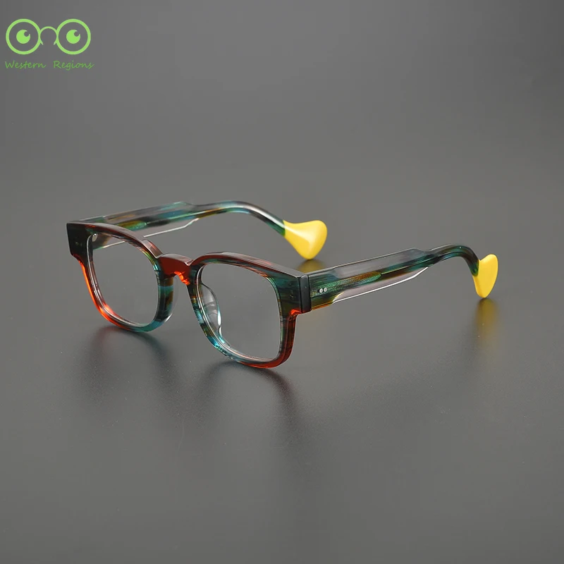 

Multicolor European and American board glasses frame for men and women simple versatile fashion big face frame for men and women