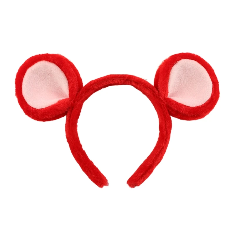 Animals Mouses Ear Durable Hair Hoop Women Headband Makeup for Head Band for Washing Face Daily Hair Accessor