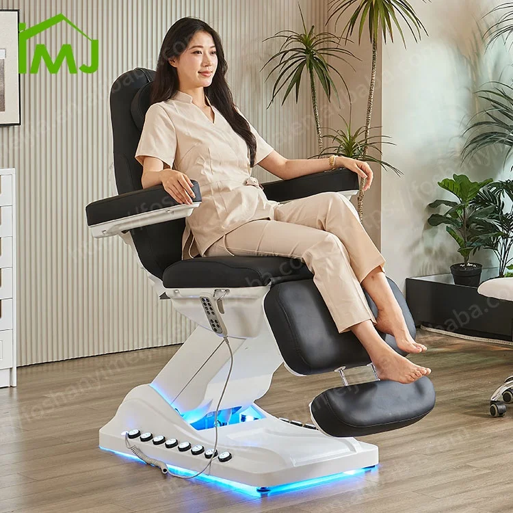 

Facial Spa Salon Furniture Cosmetic Massage Waxing Chair Electric Beauty Lash Bed