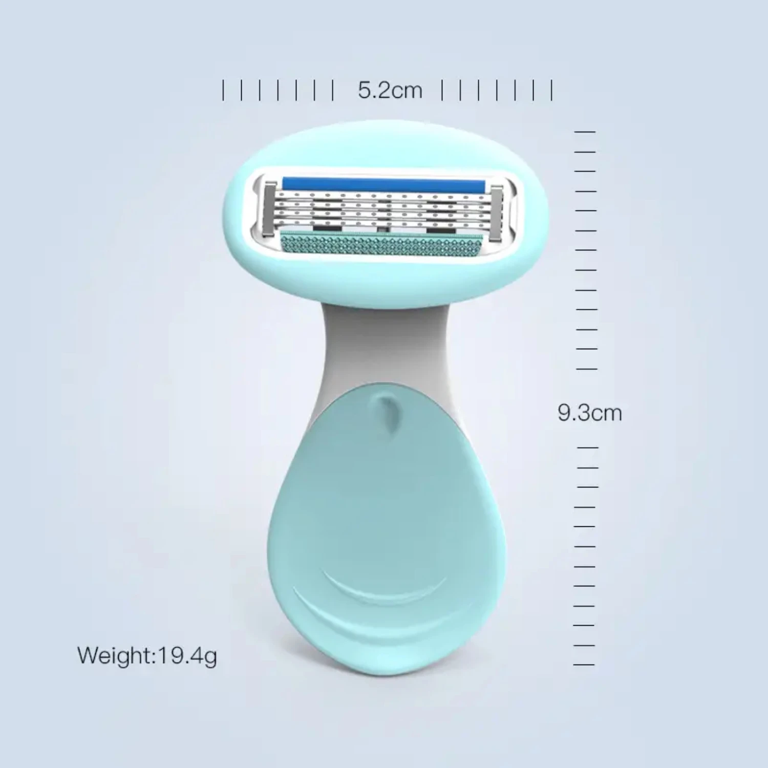 Efficient Women's Electric Hair Removal Grooming Razor with Rotating Blade for Smooth Skin and Precise Trimming Experience