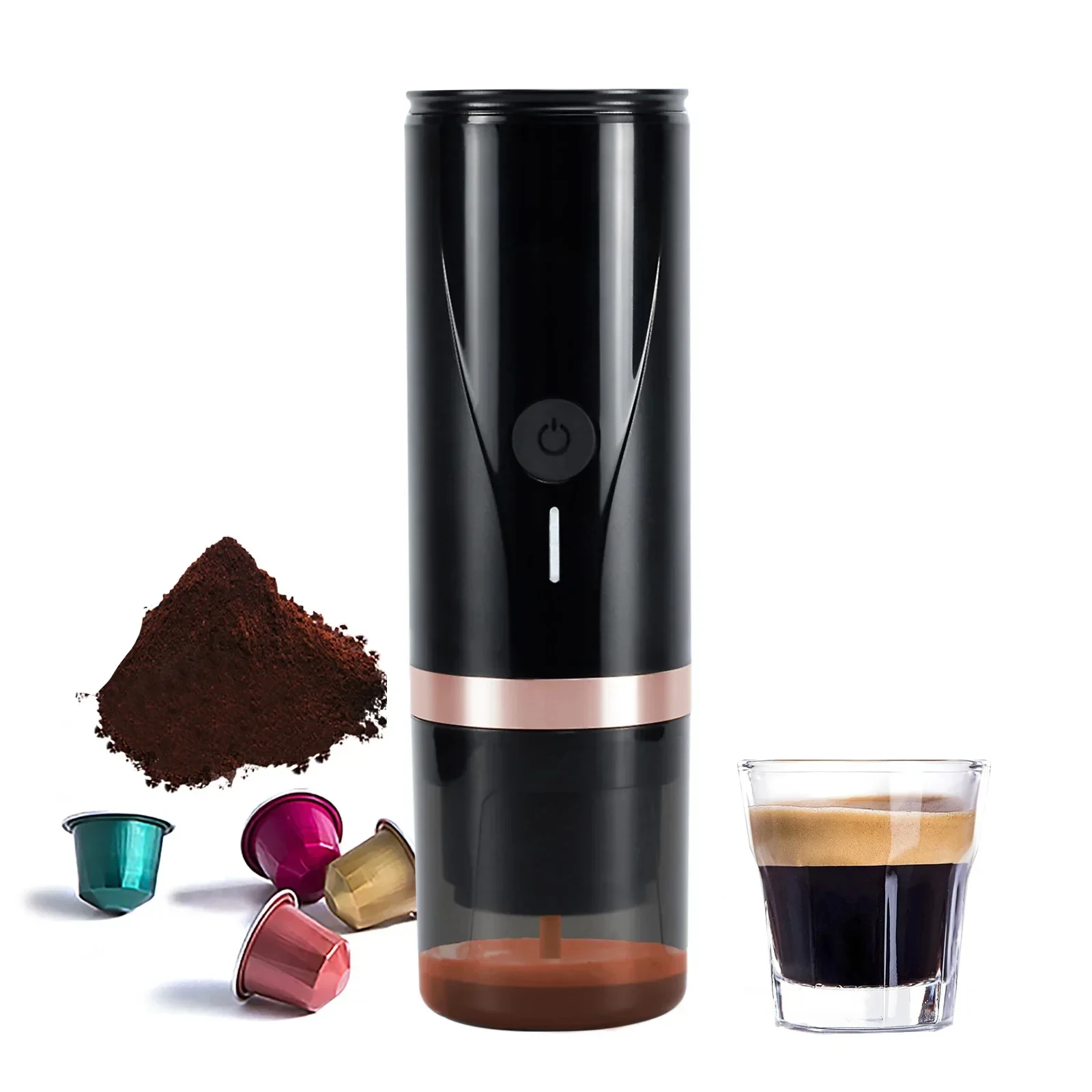 Portable Coffee Mmaker Portable Pod Coffee Maker Mini Automatic Espresso Handpress Pod Portable Coffee Machine