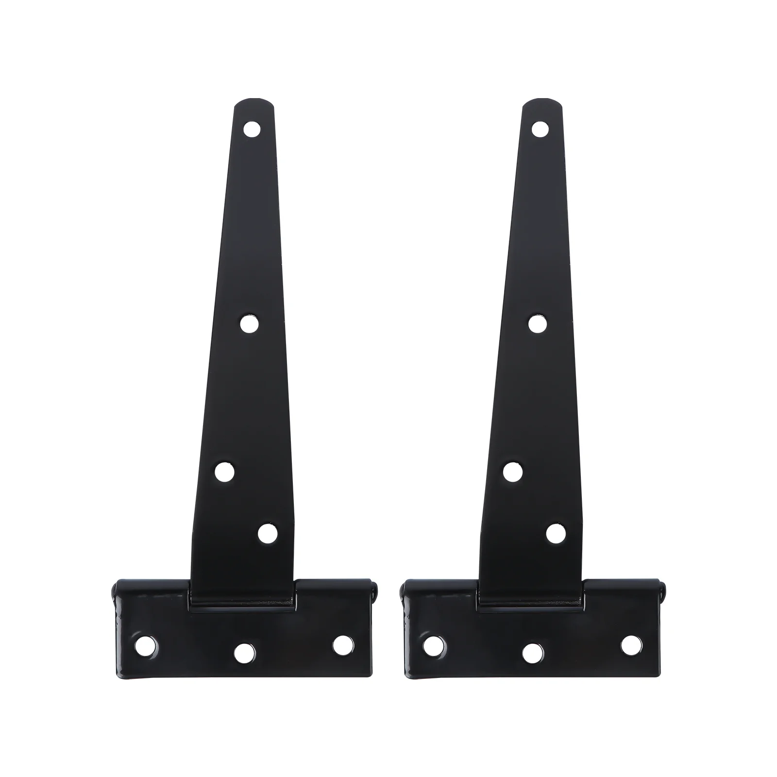 

2Pcs T Shape Hinges Heavy Duty 6 Inches Rustproof Iron Gate Door Cabinet Shed Strap Hinges Durable Flexible Silent