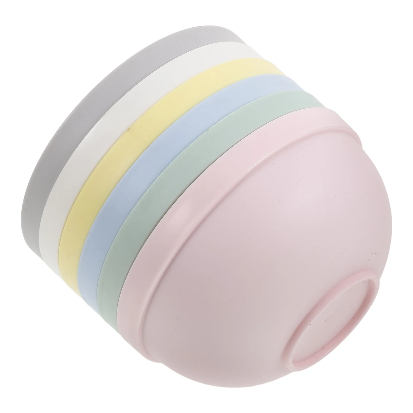 

6 Pcs Home Rice Bowl Set Salad Dinner Bowls Aesthetic Food Breakfast for Serving Plastic Baby