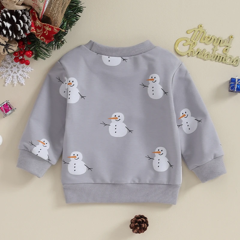 Children s Winter Hoodie Sweater with Reindeer Print and Fleece Lining - Cozy Christmas Pullover for Kids Holiday Outfits