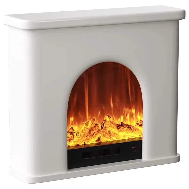 

French simulation fire household living room with lamp decorative cabinet American villa electronic flame heater