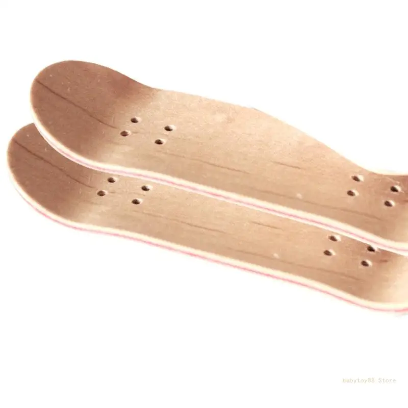 Y4UD Tappetino in legno d'acero per mini skateboard Giocattolo per Accessorio per fai da te