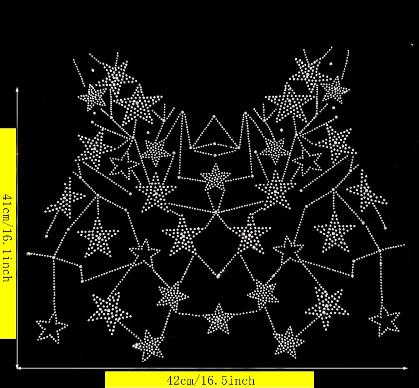 

High Grade New Skull Style Rhinestone Patch Hot Fix Iron On DIY Premium Clothing Accessories For Garment Decor