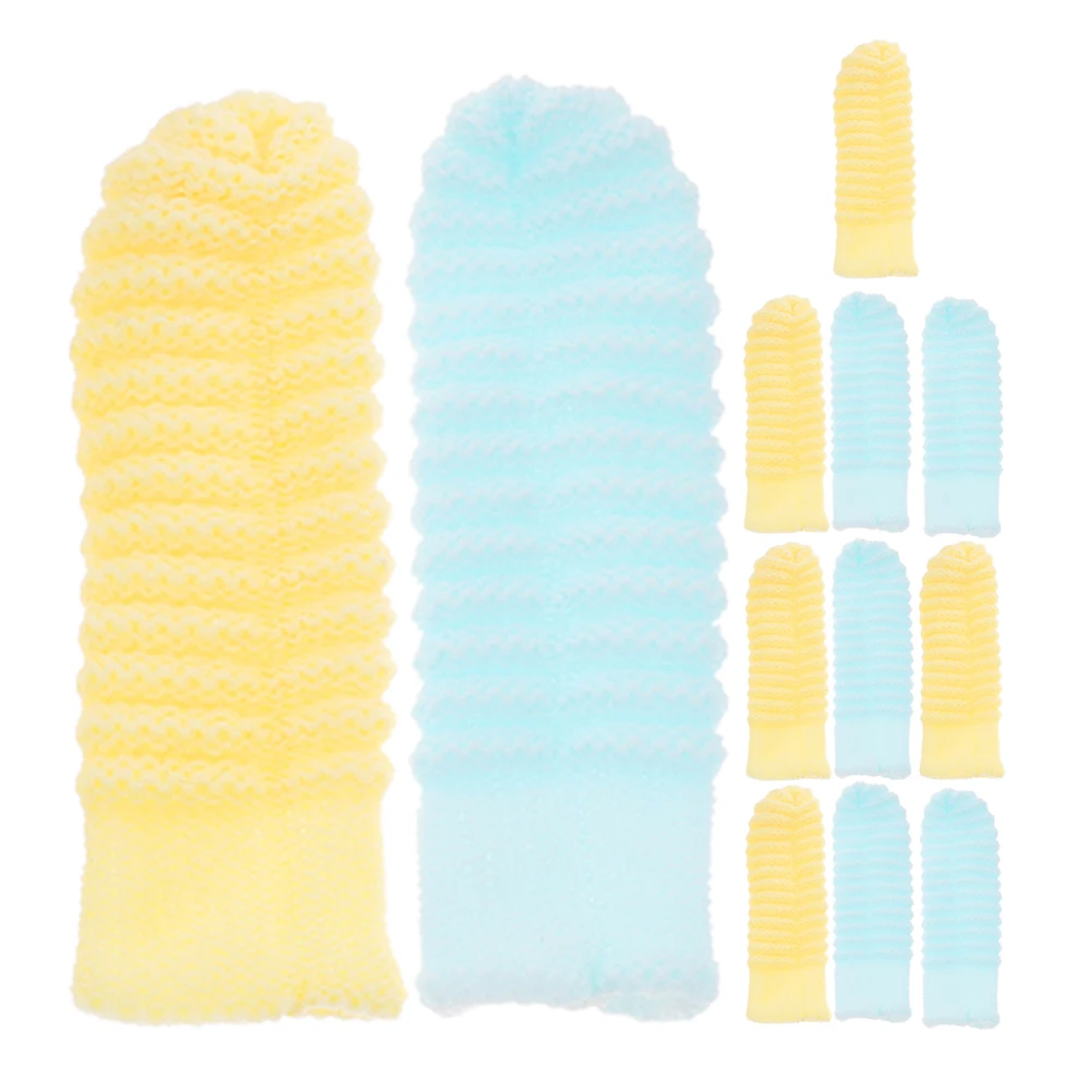 

12 Pcs Finger Toothbrush for Dogs Cats Pet Teeth Cleaning Supplies Durable Reusable Dog Accessories Safe Material Flexible