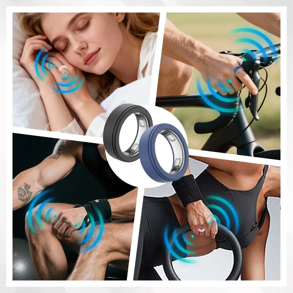 Silicone Ring Protective Case For  Oura Ring 5 Cover Working Out Accessories Men Women Silicone Case Finger Wrapper