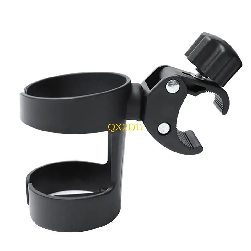 

QX2D Adjustable Large Bike Water Bottle Holder Drink Holder for Bicycle Wheelchair Walker Trolley Motorcycle