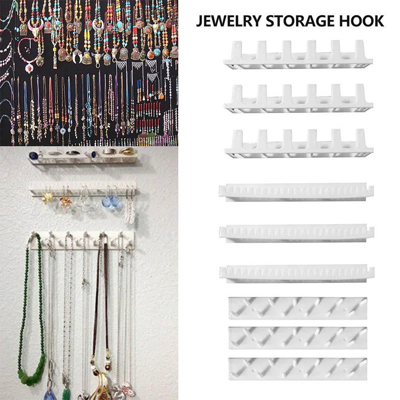 9Pcs ganci appiccicosi appendiabiti da parete portaoggetti espositore per gioielli ganci per gioielli ganci vari organizzatore di immagazzinaggio orecchino collana gancio