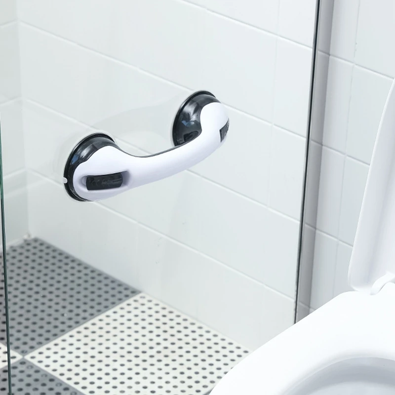 Handrails Are Used In Bathtubs & Showers. Secure Handrail Elderly Sucker Grab Rod