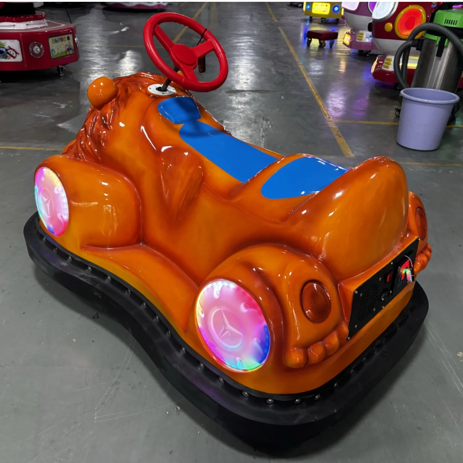 رخيصة داخلي في الهواء الطلق الألياف الزجاجية الحيوان الوفير سيارة أطفال ركوب على سيارة ركوب الحيوان الكهربائية لمركز التسوق #3