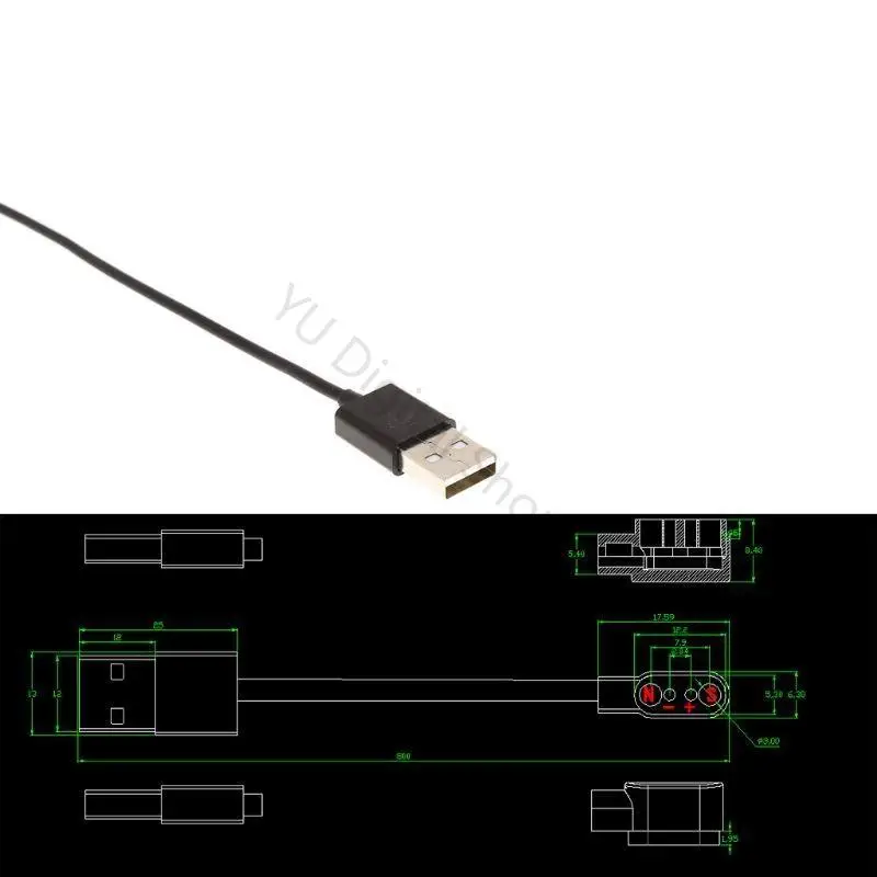 96BA Cable for Smart Watch Smartwatch Universal USB Charging Wire