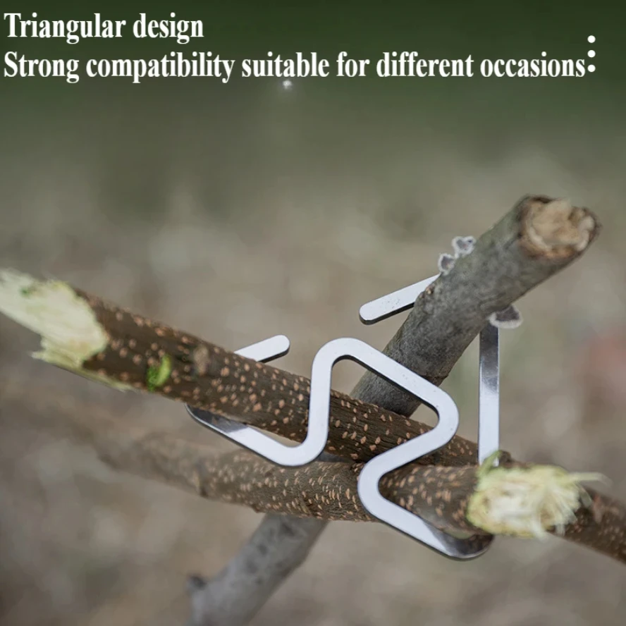

Outdoor Multifunctional Stainless Steel Hook Not Easy To Slide Convenient Camping and Mountaineering Lightweight EDC Accessories