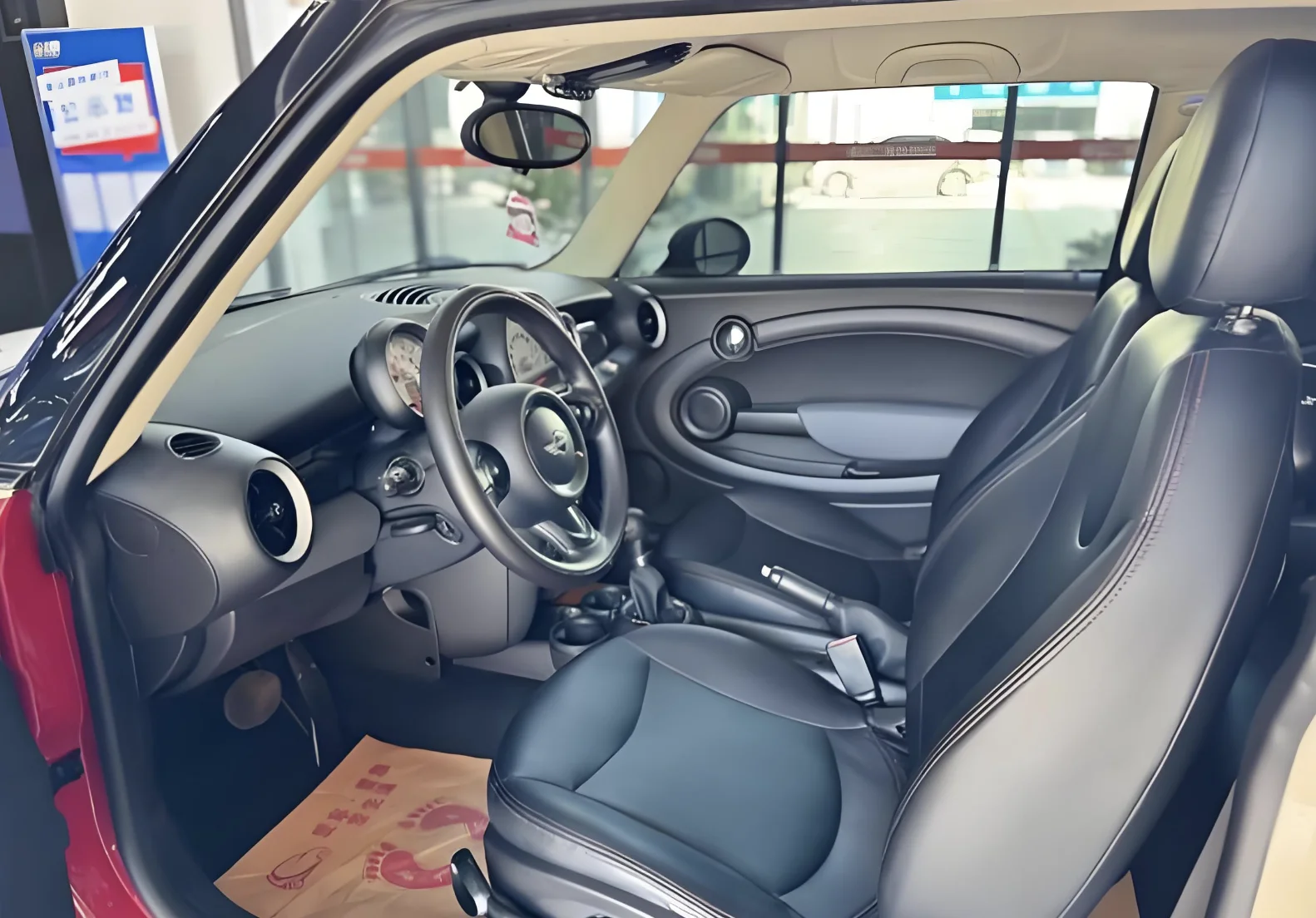 For mini one r56 Custom Car Seat Covers Luxury Nappa Leather 100% Fit Interior Accessories 360° Full Cover