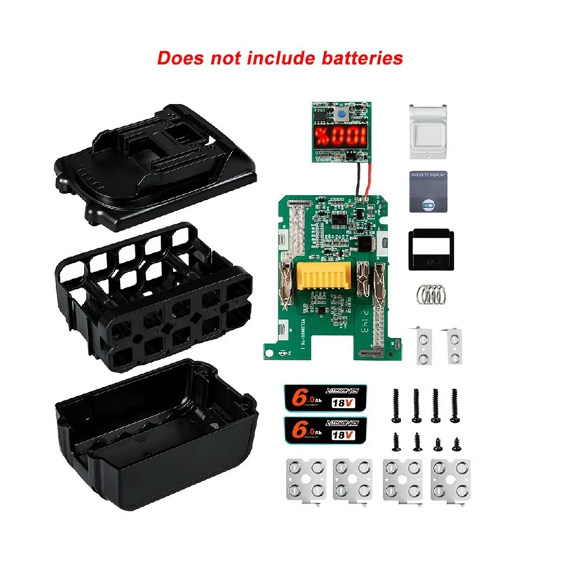 BL1830 Battery Case For Makita 18V DIY 3.0Ah 6.0Ah 1860 1850 Shell Box With BMS PCB Charging Protection Board