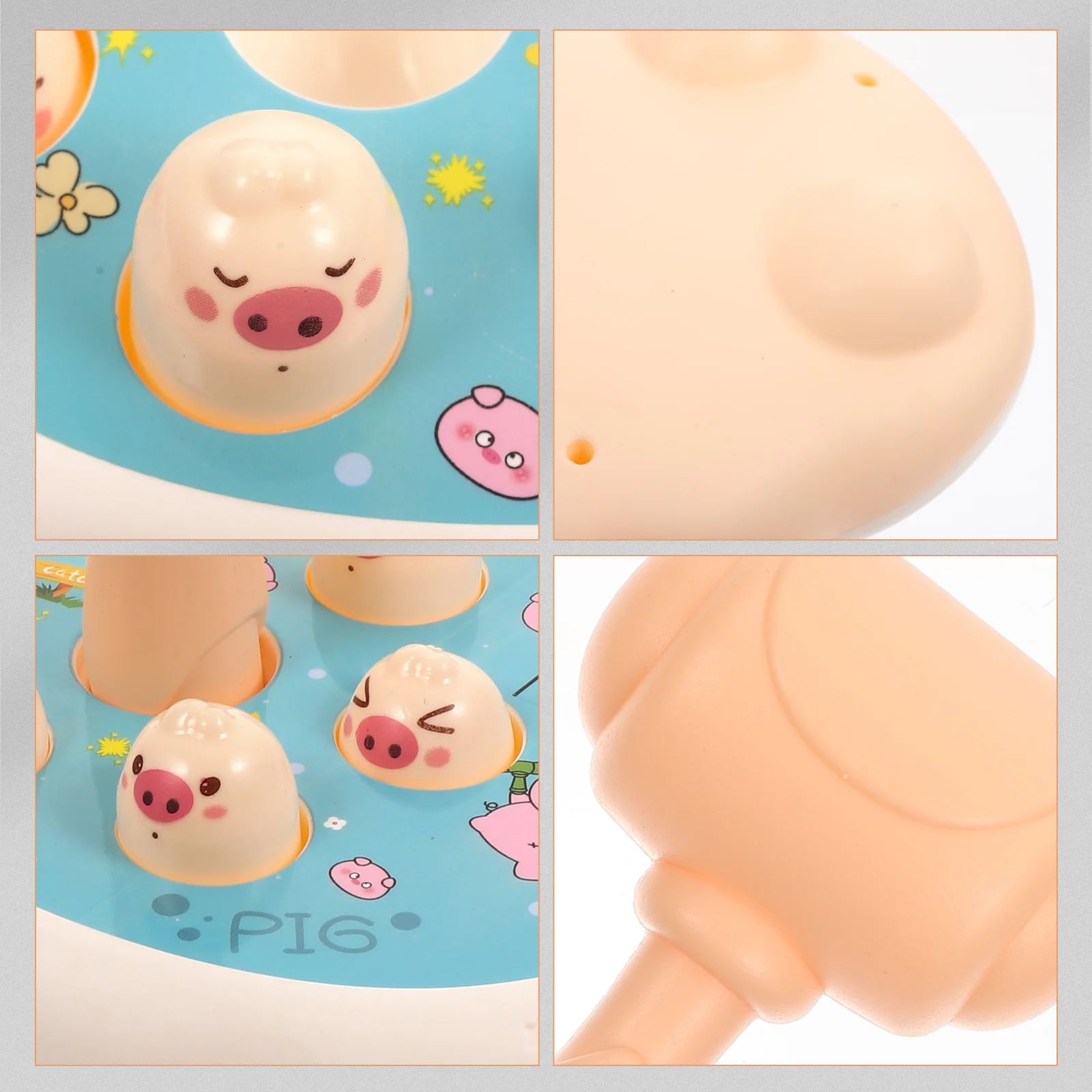 1 مجموعة أطفال اجتز لعبة التعليم اللعب المطرقة الكرتون شكل التعلم المبكر متعة التفاعلية قصف المهارات الحركية