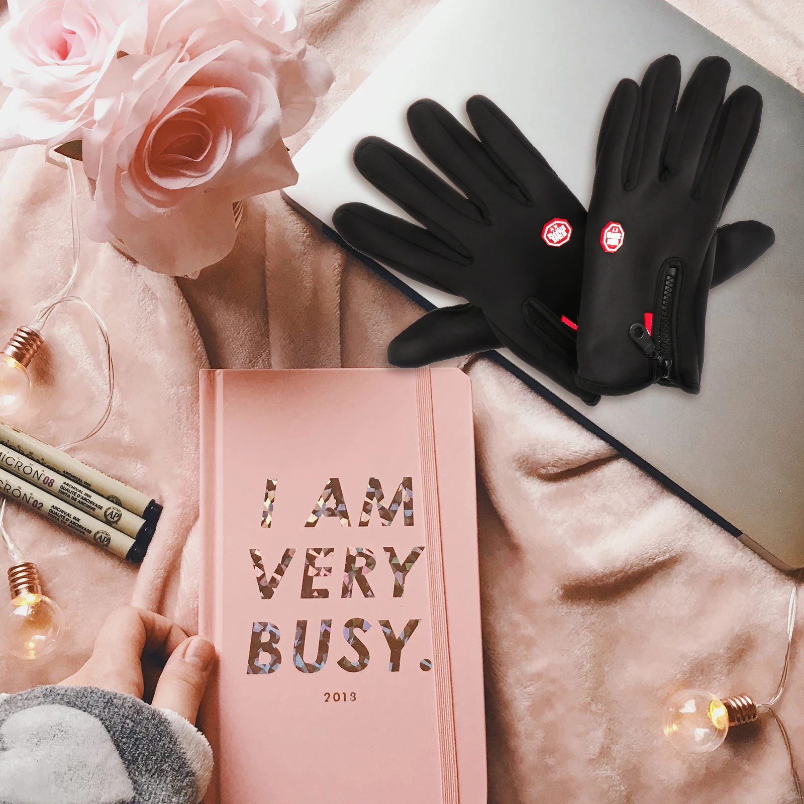 

1Pair Windproof Gloves Outdoor Winter Warm Riding Cycling Hiking Non Slip Gloves Cycling Glove Glove for Riding