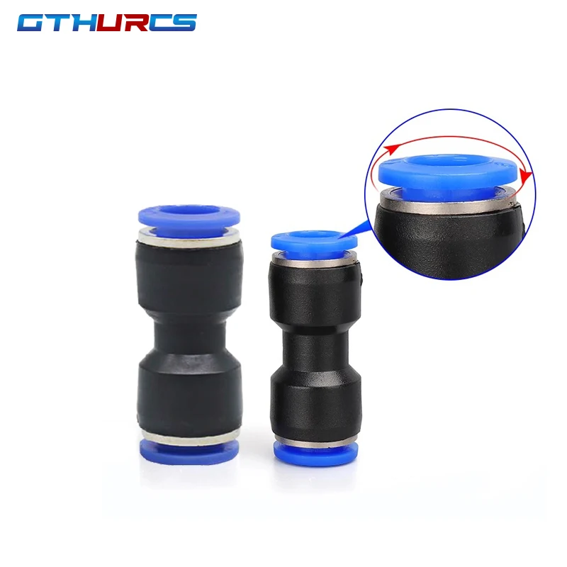 5/10/20/100Pcs Pneumatic Fittings PU Plastic Connector 4mm 6mm 8mm 10mm 12mm 14mm 16mm Pneumatic Parts Push In Straight Way
