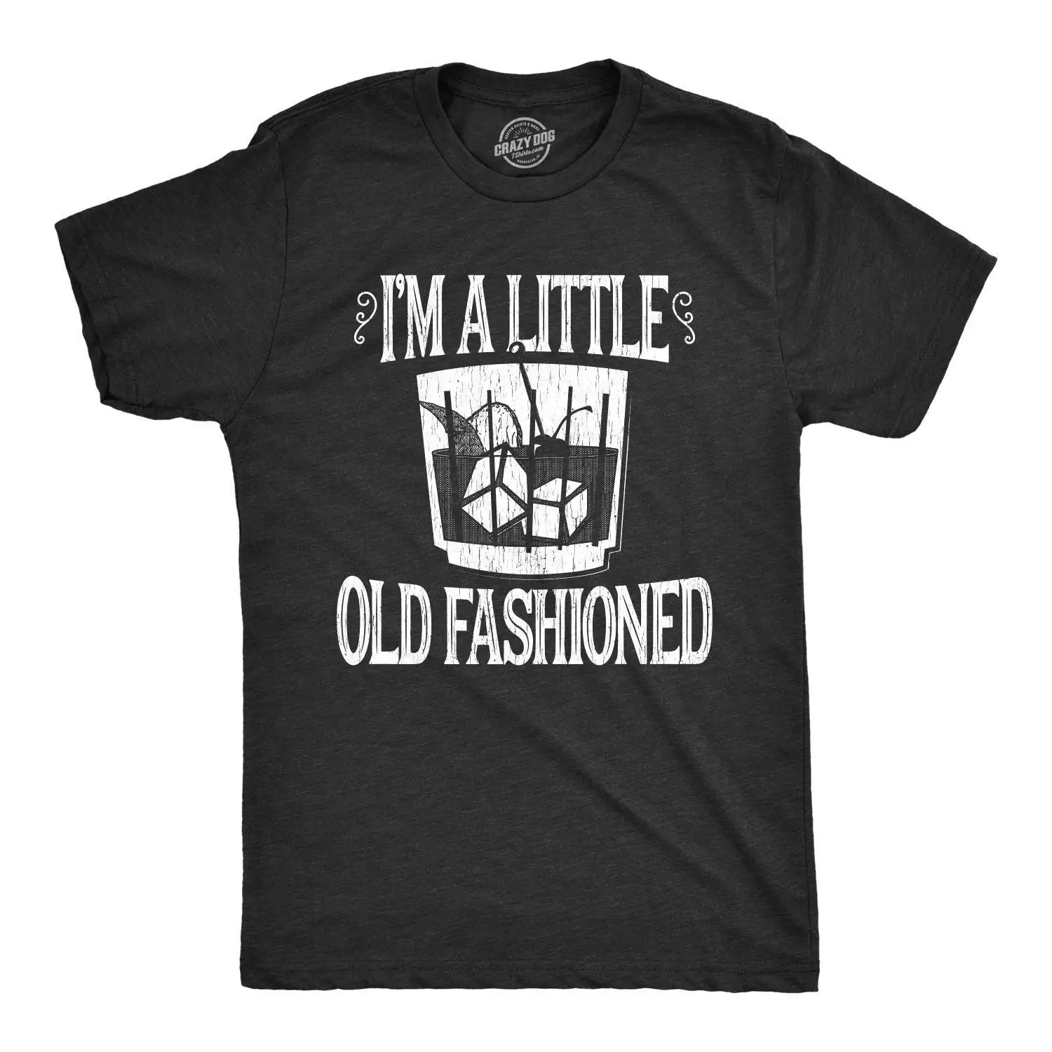 Sarcastic Whiskey T Shirt Lovers S Funny Bourbon Christmas Drinking Mens I'M A Little Old Fashioned