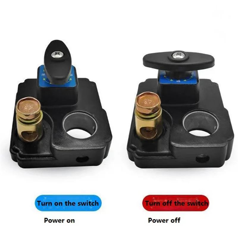 

Car Battery Disconnect Switch Isolator Power Cut Off Knife Blade Switch For Marine Car Boat Negative Terminal Car Parts-AT80