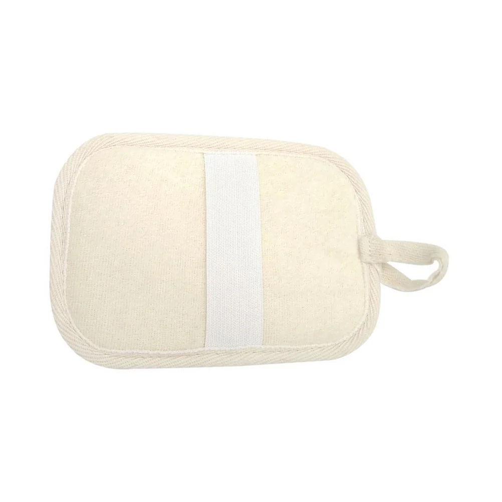 وسادات إسفنجية لتقشير اللوف مع حزام يد مرن من القماش لدعم البشرة الناعمة والجسم #4