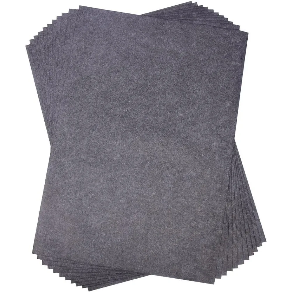 100 Sheets Black Carbon Transfer Paper 9x13 Inches for Wood, Canvas, Paper Art Surfaces - view 4