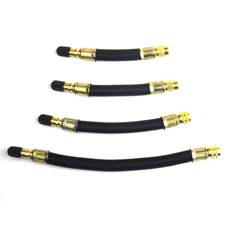 

87HE Universal Rubber Valves Extension Hose Connector With Anti Corrosion Brass Tip