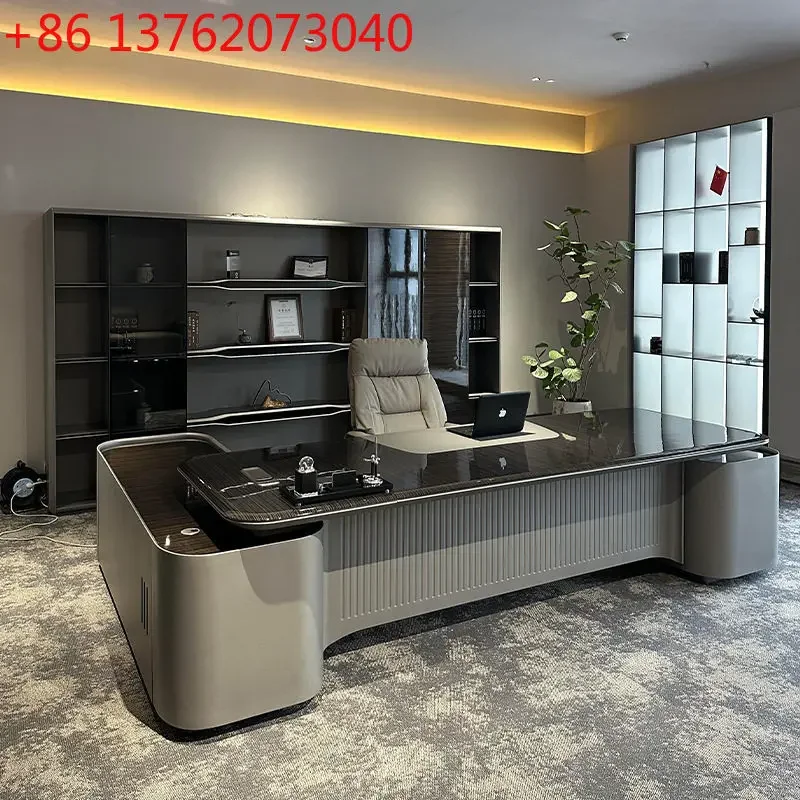 Luxury with a touch of elegance President and Chairman's desk room offices office desks and workstations Computer desk